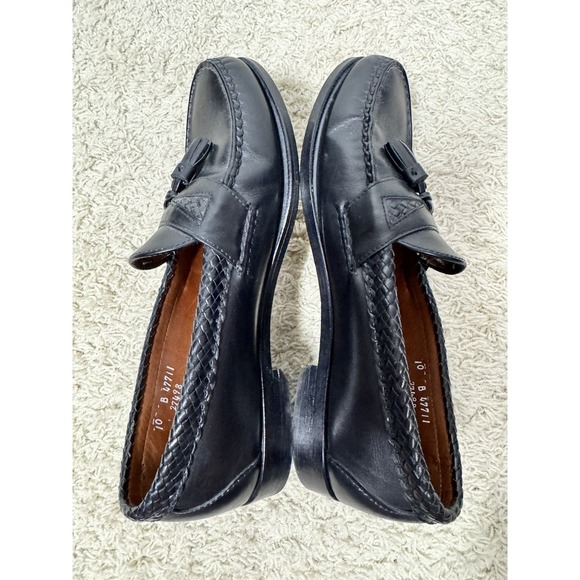 Allen‎ Edmonds Mens Maxfield Black Leather Tassle Loafers Shoes Size 10B Career main image 7